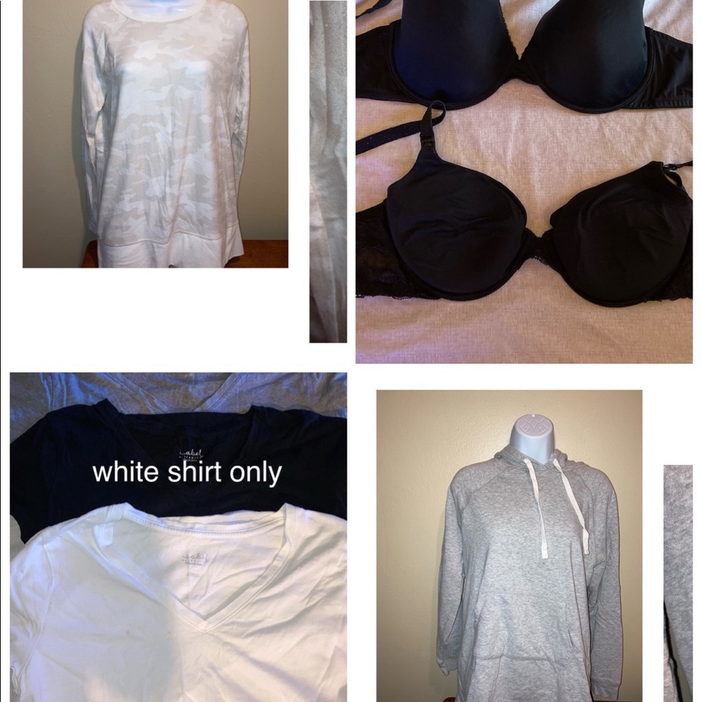 6 items Maternity Lot Bundle Size Medium Motherhood Bras Sweaters Tshirt Pants - Picture 1 of 6